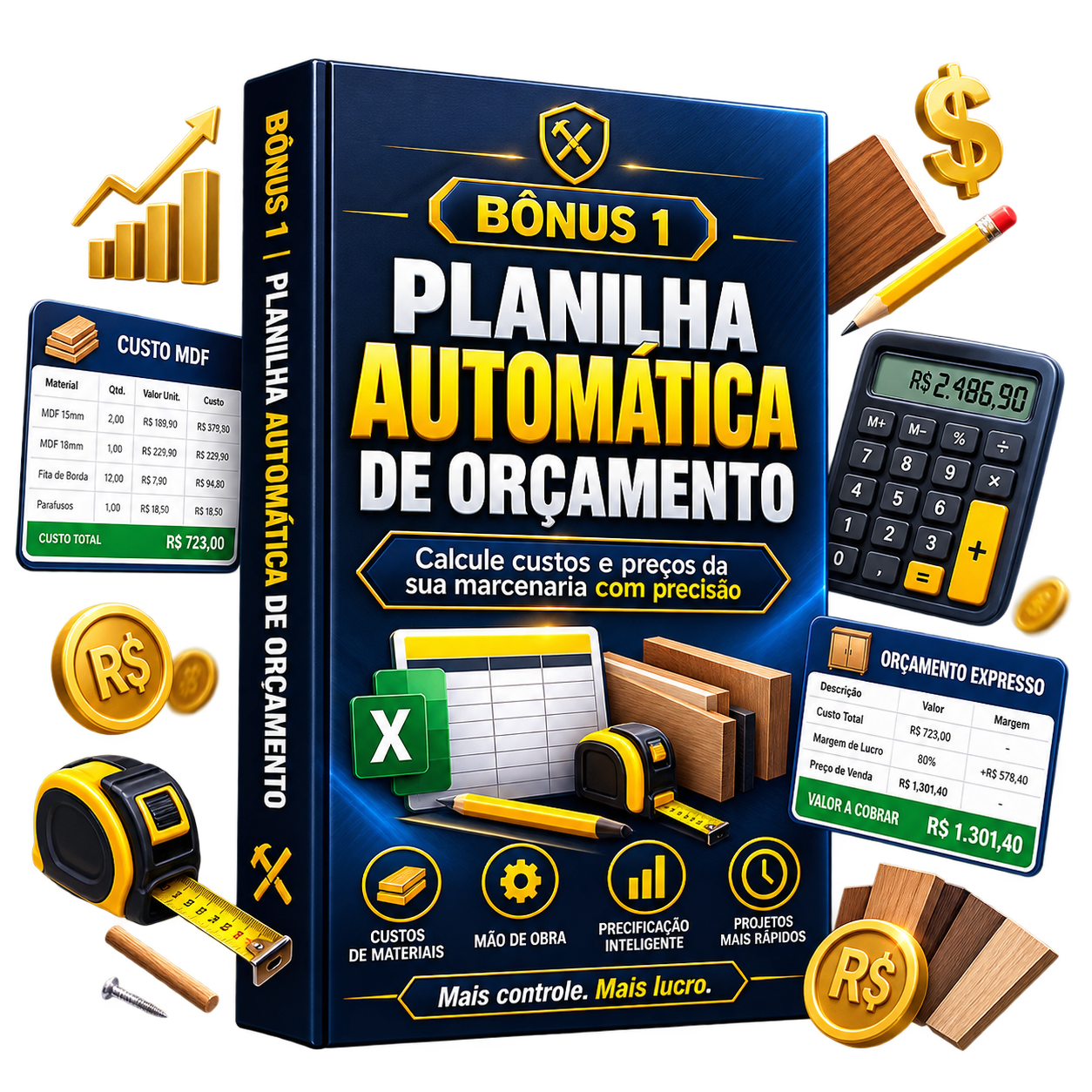 BÔNUS 1: Planilha automática de precificação