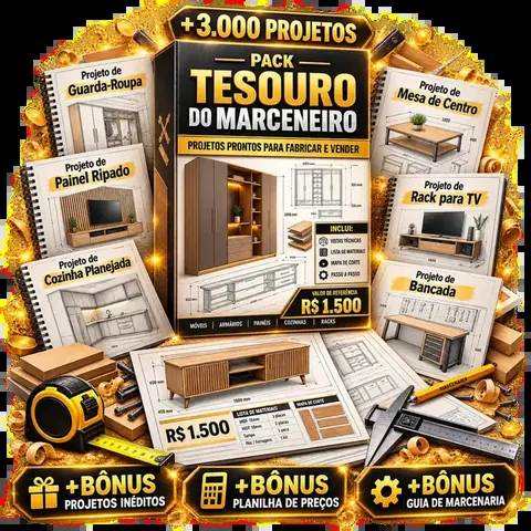 Kit Básico do Pack Tesouro do Marceneiro